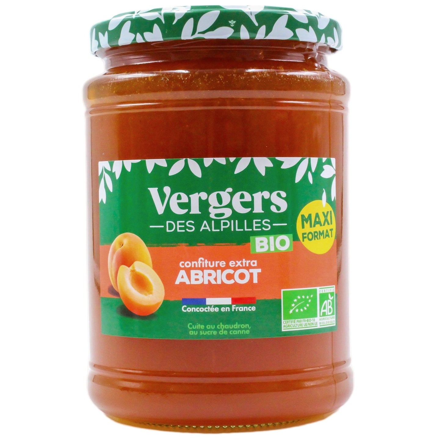 Confiture Abricot Bio VERGERS DES ALPILLES