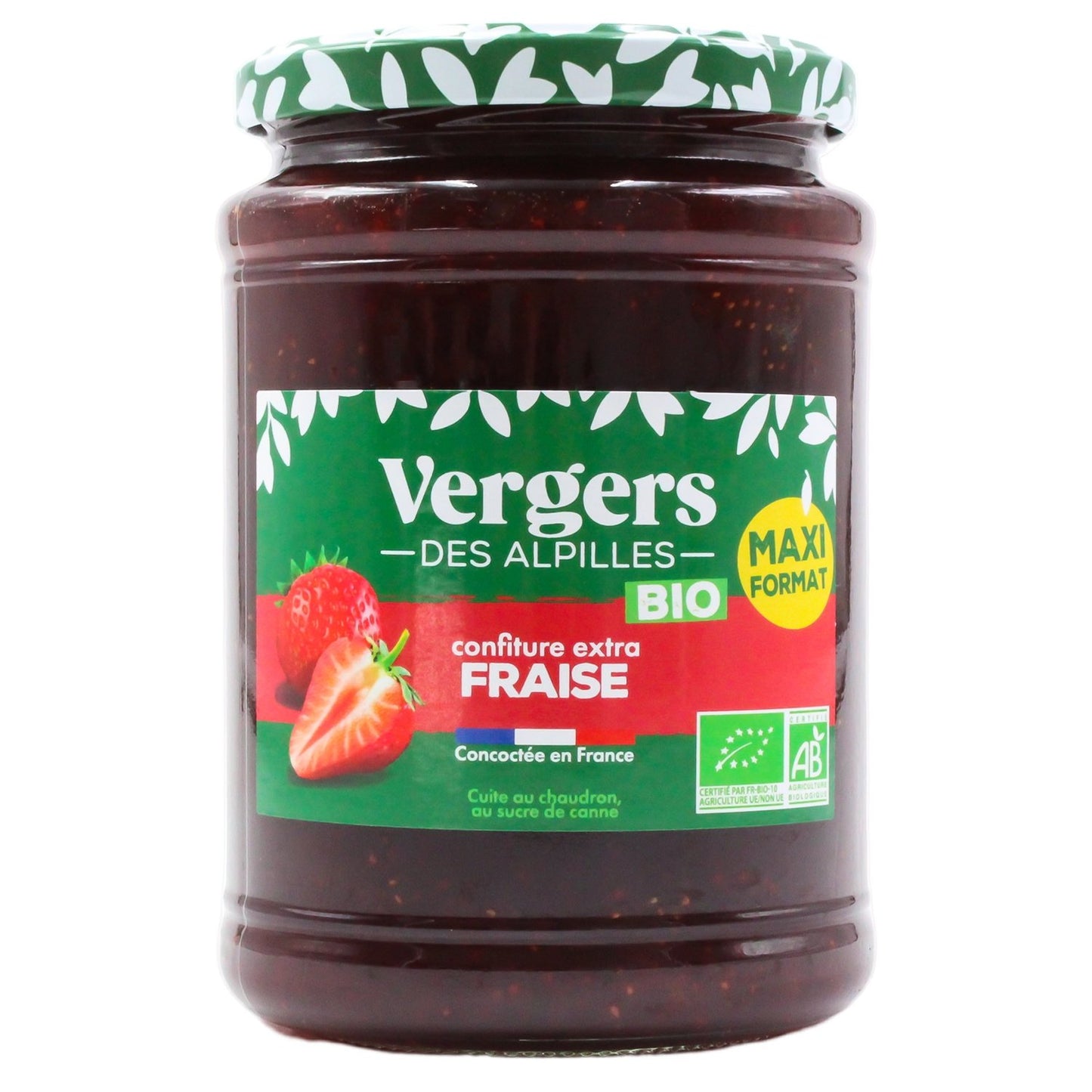 Organic Strawberry Jam VERGERS DES ALPILLES