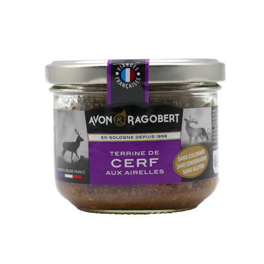 Terrine de Cerf aux Airelles Avon & RAGOBERT le flacon de 180g