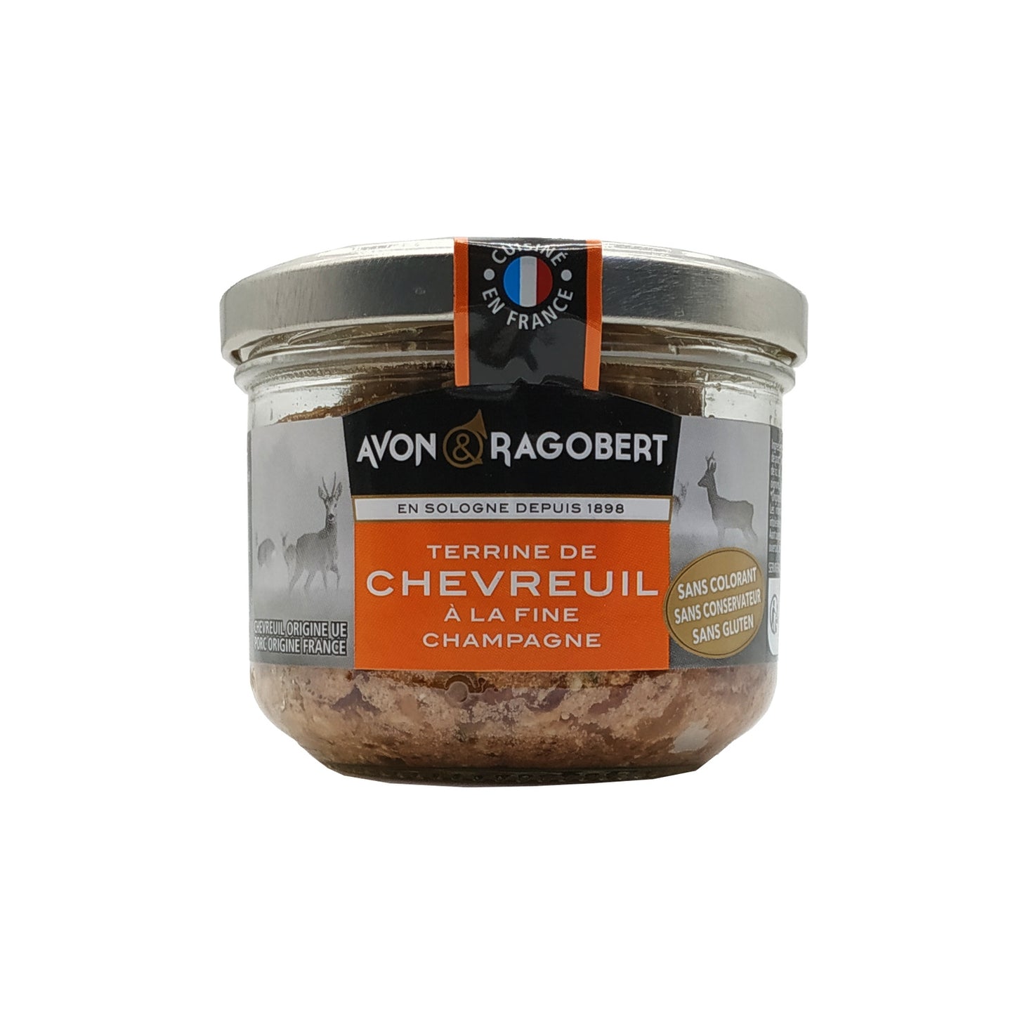 Terrine de Chevreuil à la fine champagne AVON & RAGOBERT 