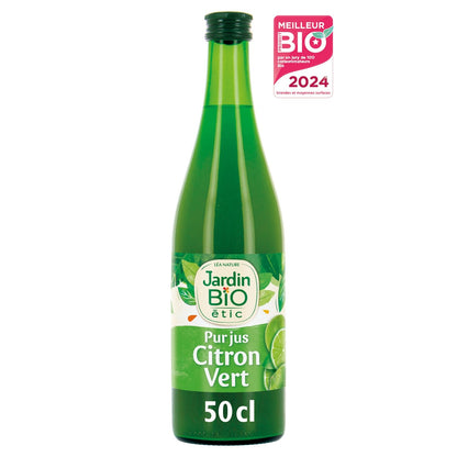 Jus de Citron Vert Bio JARDIN BIO ETIC
