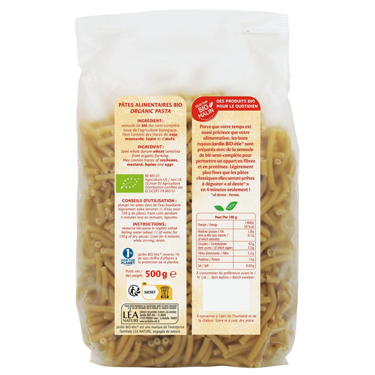 Organic Semi-Whole Good Tips Pasta JARDIN BIO ETIC