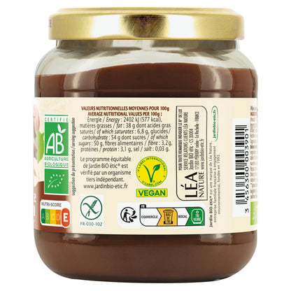 Organic Gluten-Free Chocolate Hazelnut Spread JARDIN BIO ETIC