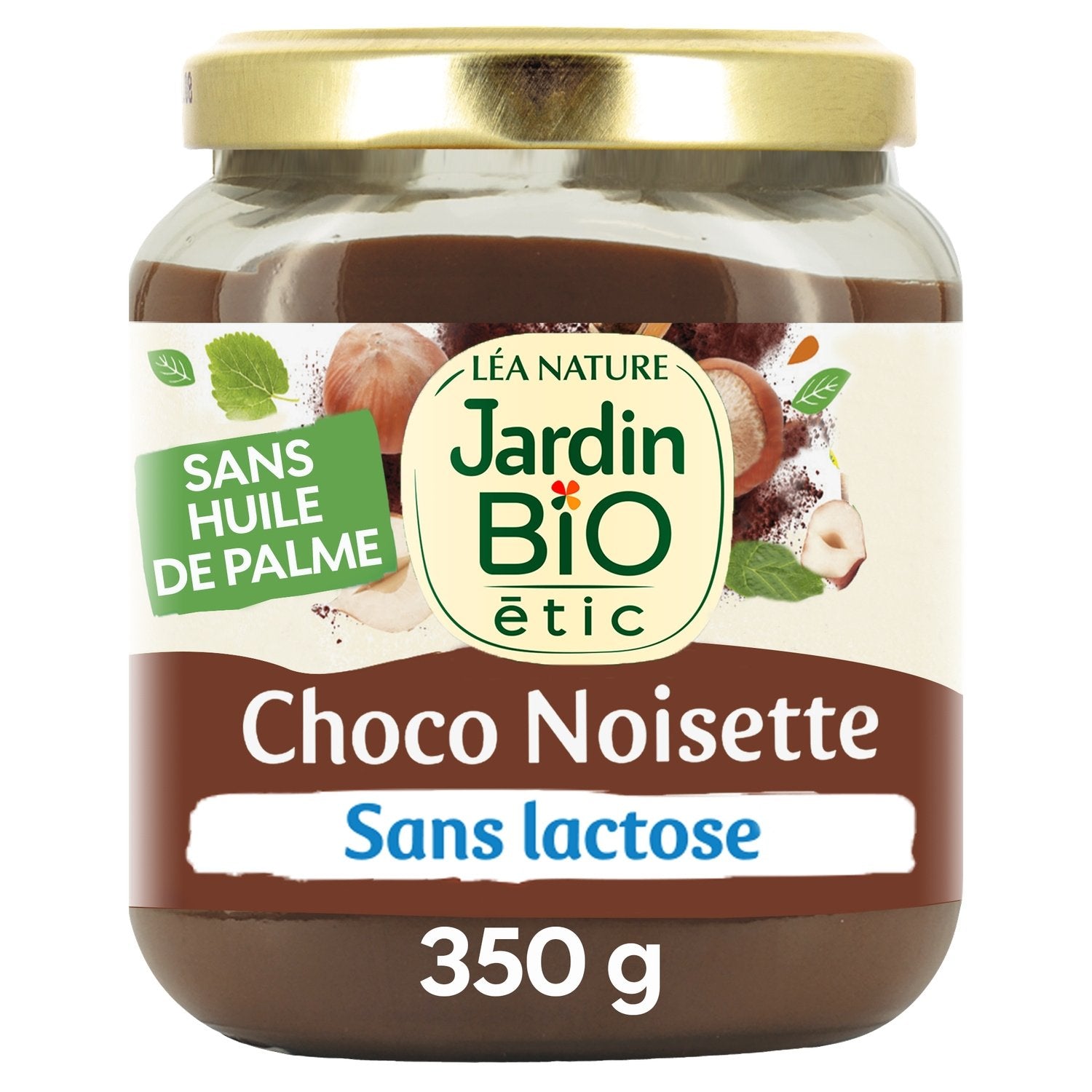 Pâte à Tartiner Chocolat Noisette Sans Gluten Bio JARDIN BIO ETIC le pot de 350g
