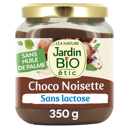 Pâte à Tartiner Chocolat Noisette Sans Gluten Bio JARDIN BIO ETIC le pot de 350g