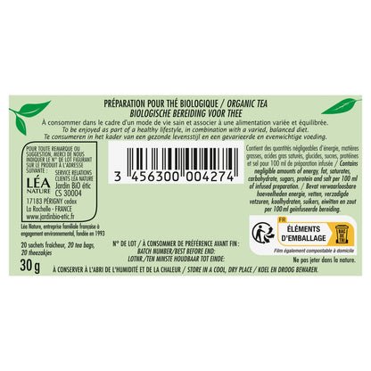 Organic Green Tea Digestion JARDIN BIO ETIC