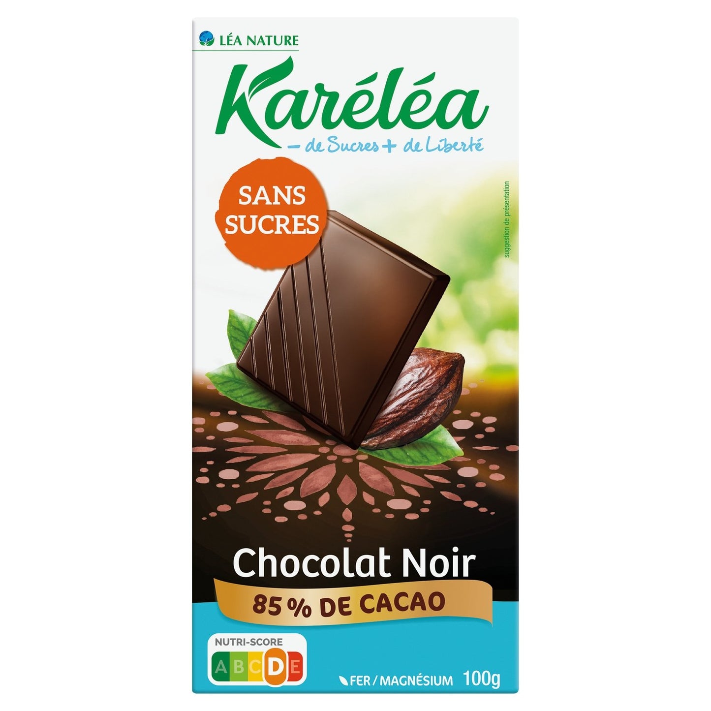 Dark Chocolate S/sugars KARELEA