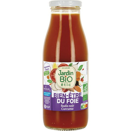 Jus Bien Être Foie Sans Sucres Ajoutés Bio JARDIN BIO ETIC la bouteille de 50cL