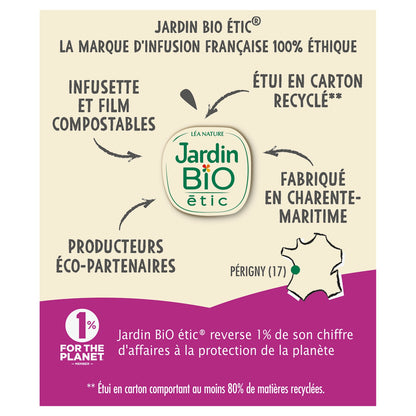 Infusion Détox Saveur Cassis Bio JARDIN BIO ETIC