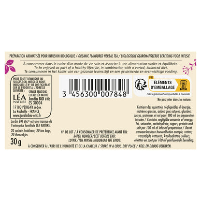 Infusion Détox Saveur Cassis Bio JARDIN BIO ETIC