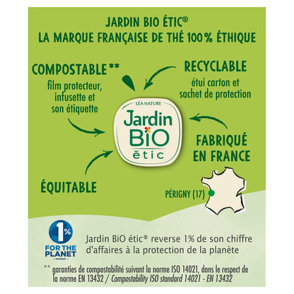 Organic Matcha Lemon Green Tea JARDIN BIO ETIC