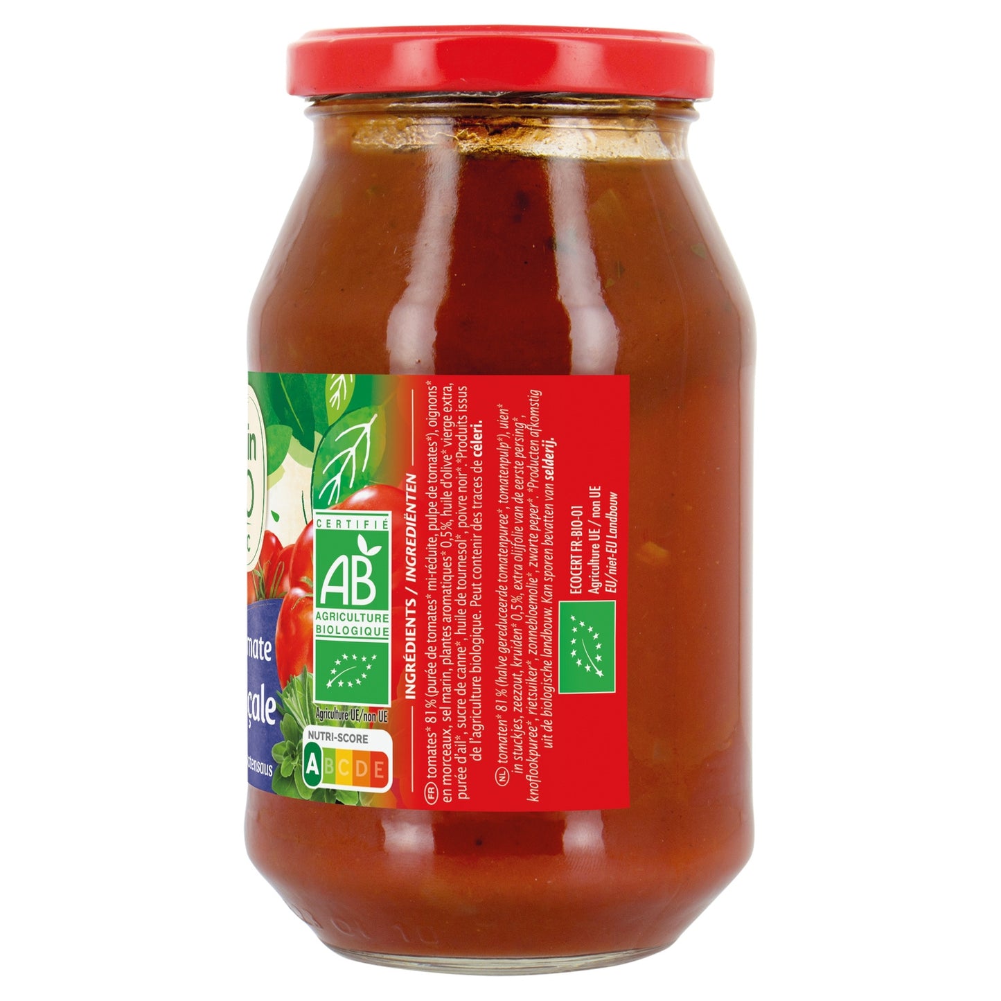 Sauce Tomate Provençale Bio JARDIN BIO ETIC