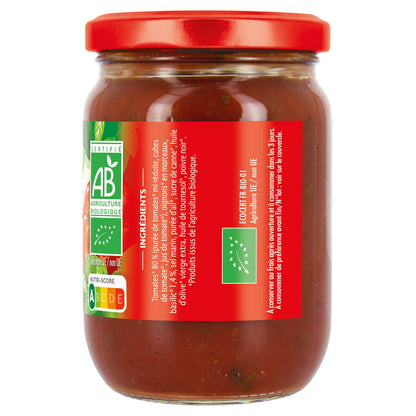 Organic Basil Tomato Sauce JARDIN BIO ETIC
