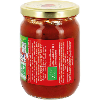 Organic Provençal Tomato Sauce JARDIN BIO ETIC