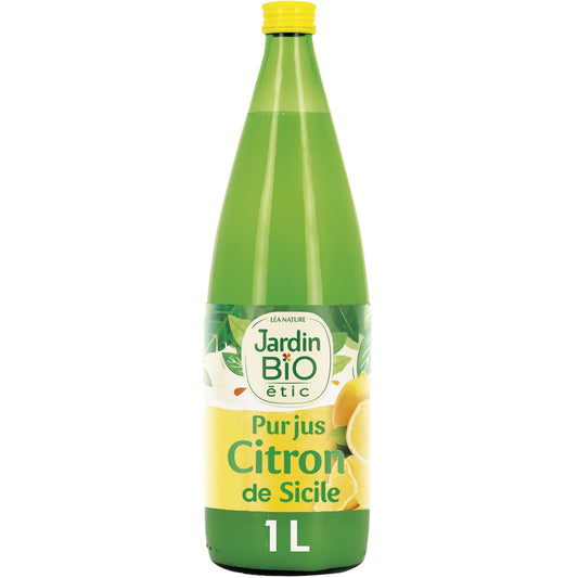 Jus Citron Bio JARDIN BIO ETIC la bouteille de 1L