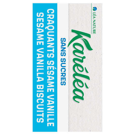 Biscuits sésame vanille sans sucres KARELEA 
