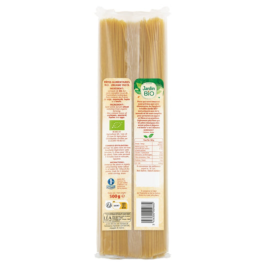 Organic Semi-Wholegrain Spaghetti Pasta JARDIN BIO ETIC