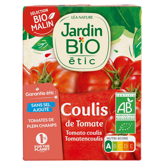 Coulis de Tomate Bio JARDIN BIO le pot de 200g