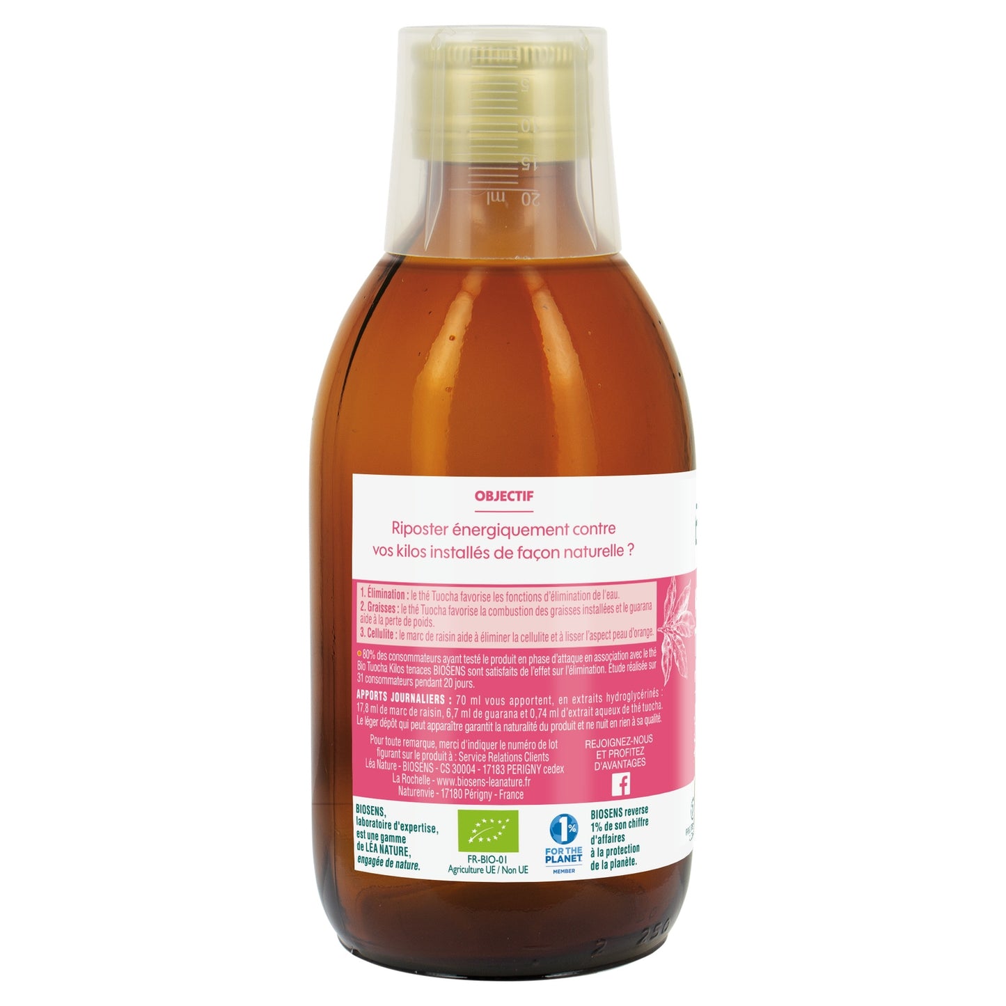 Complément alimentaire cocktail kilos tenaces Bio BIOSENS 