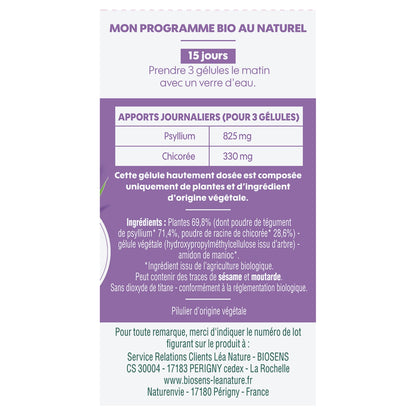 Complément alimentaire activeur transite Bio BIOSENS 