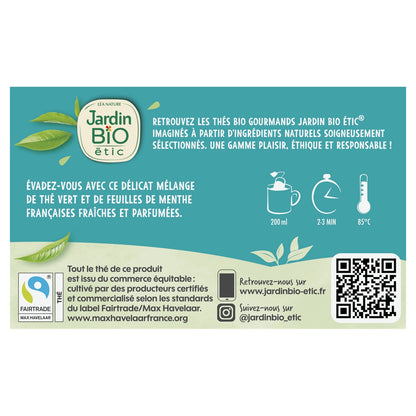Organic Green Tea with Mint from JARDIN BIO ETIC
