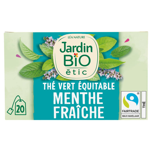 Organic Green Tea with Mint from JARDIN BIO ETIC