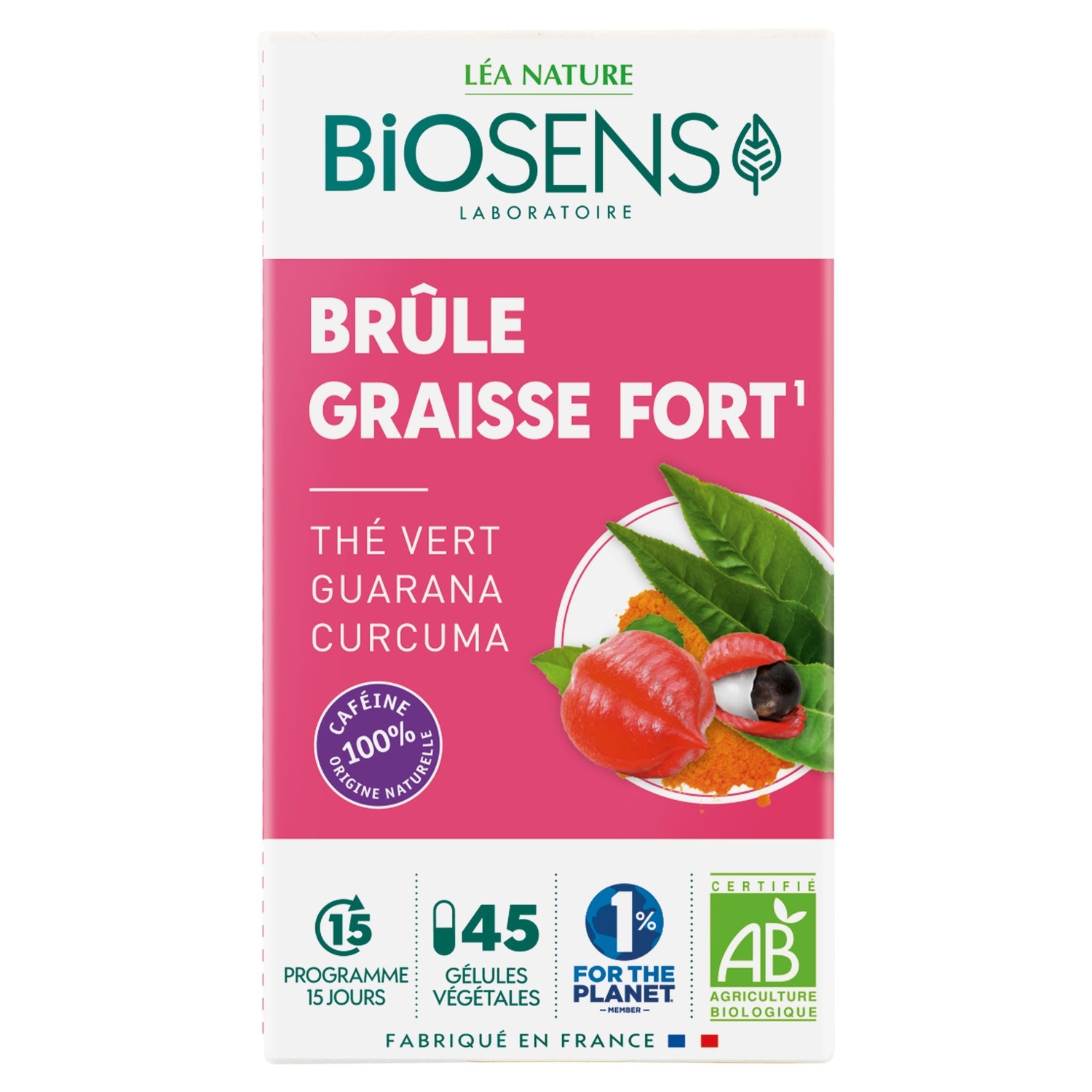 Complément alimentaire brule graisse fort Bio BIOSENS 