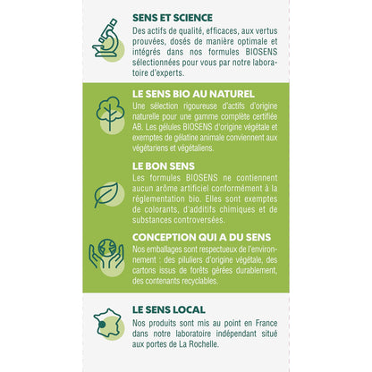 Complément alimentaire ventre plat Bio BIOSENS 