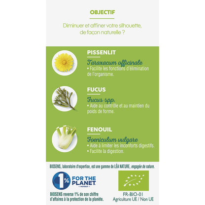 Complément alimentaire ventre plat Bio BIOSENS 
