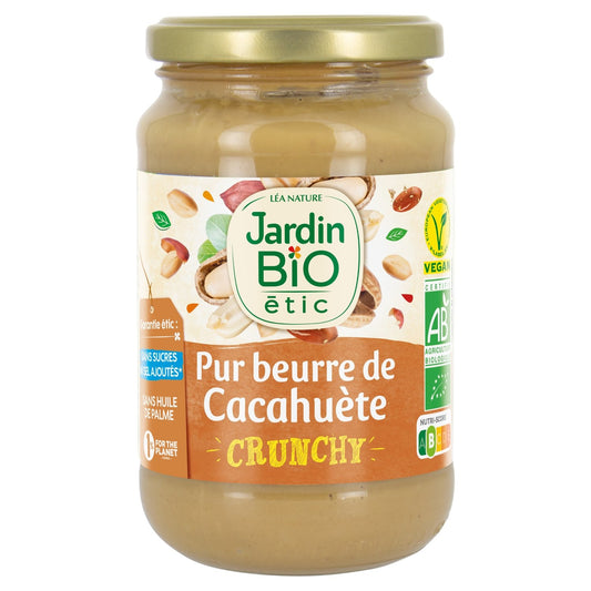 Organic Crunchy Peanut Butter JARDIN BIO ETIC