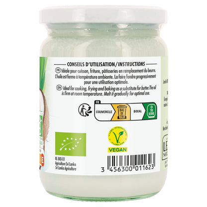 Organic Coconut Oil JARDIN BIO ETIC