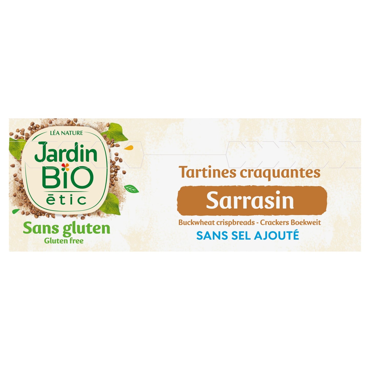 Organic Buckwheat Crispy Toast Gluten-Free No Added Salt JARDIN BIO ETIC