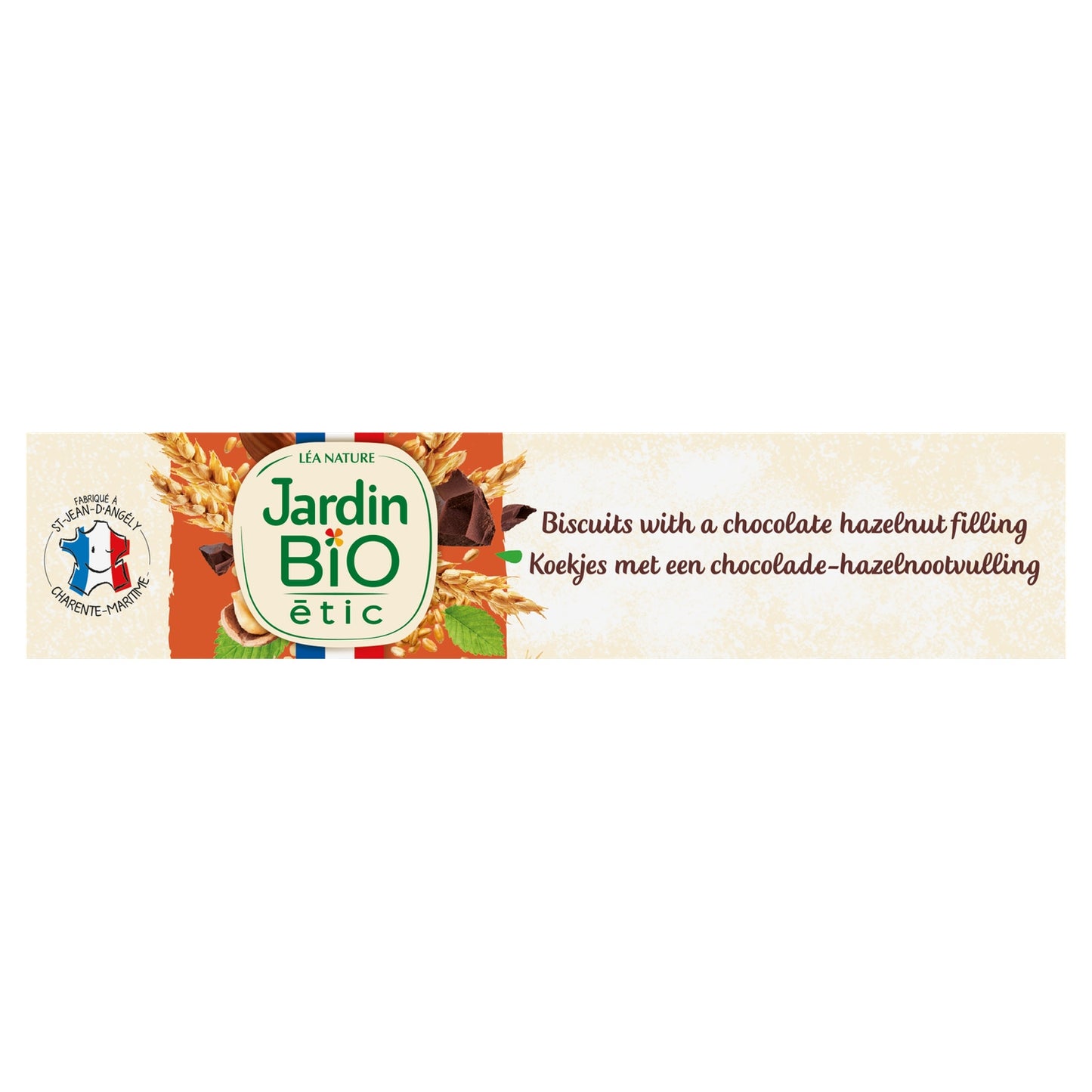 Organic Crispy Chocolate Hazelnut Filled Biscuits JARDIN BIO ETIC