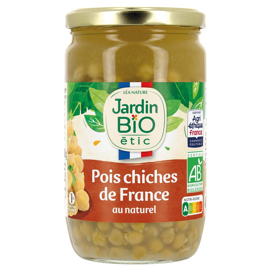Pois Chiche Bio JARDIN BIO ETIC le bocal de 660g