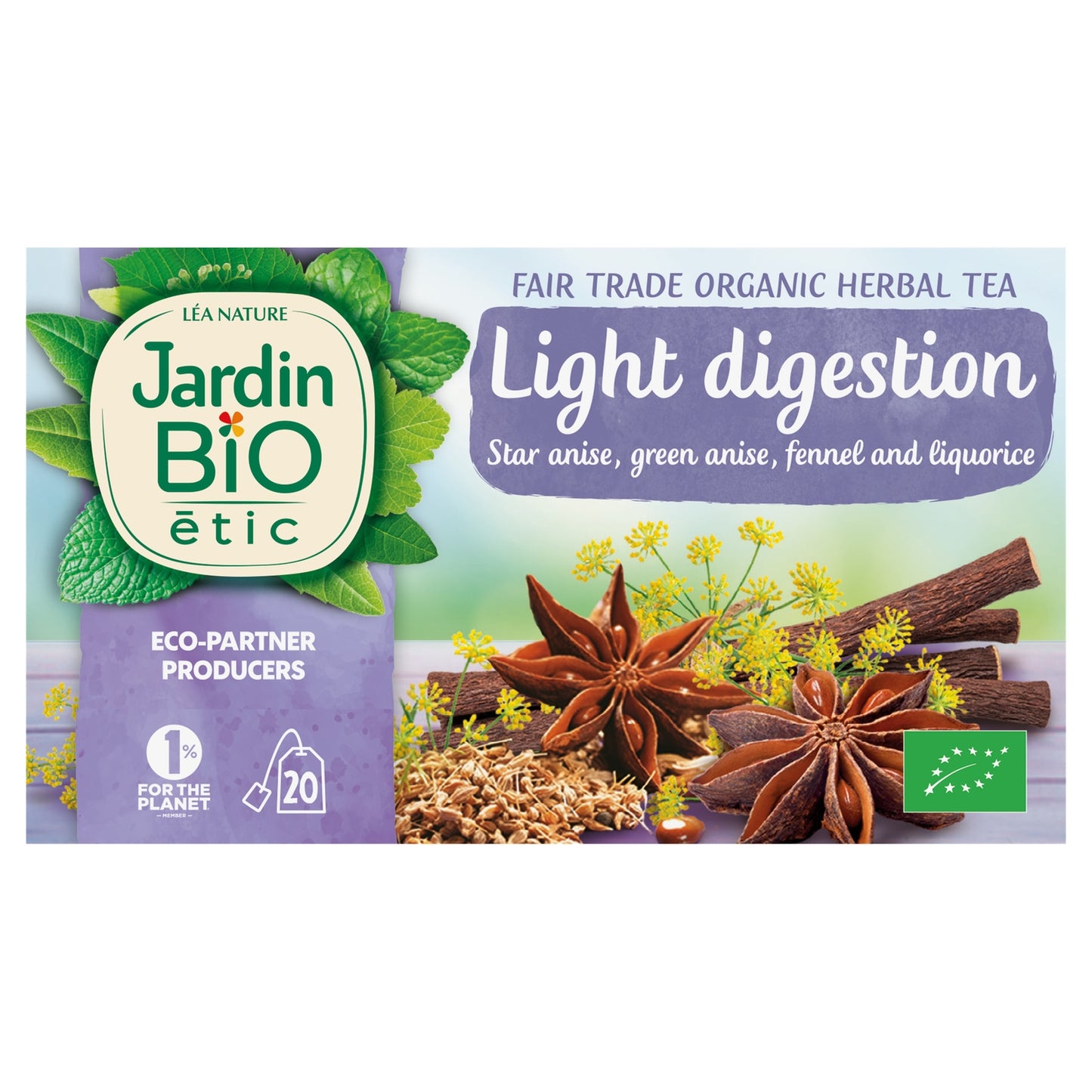 Infusion Digestion Légère Bio JARDIN BIO ETIC