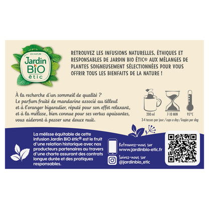 Infusion Nuits Paisibles Bio JARDIN BIO ETIC