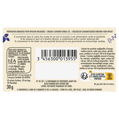 Infusion Nuits Paisibles Bio JARDIN BIO ETIC