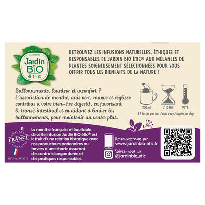 Infusion Ventre Plat Bio JARDIN BIO ETIC