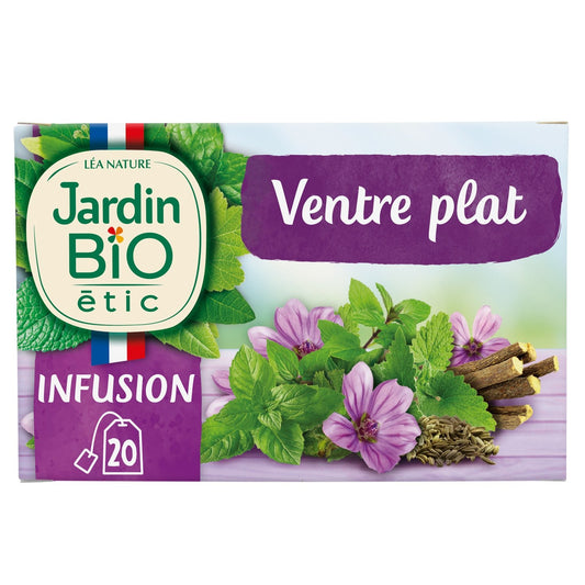 Infusion Ventre Plat Bio JARDIN BIO ETIC la boîte de 20 sachets