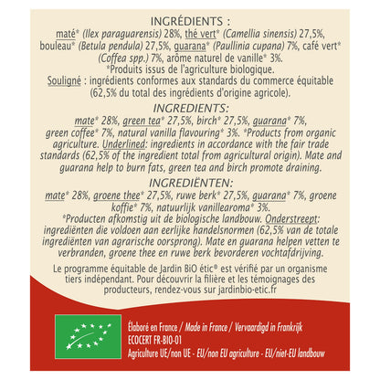 Infusion Brûleur de Graisses Bio JARDIN BIO ETIC