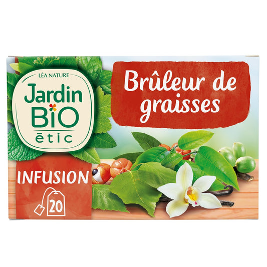 Infusion Brûleur de Graisses Bio JARDIN BIO ETIC la boîte de 20 sachets