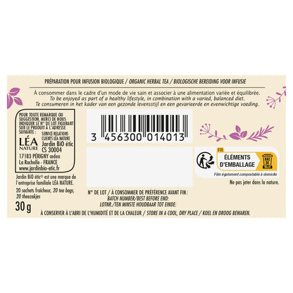 Infusion Détox Bio JARDIN BIO ETIC