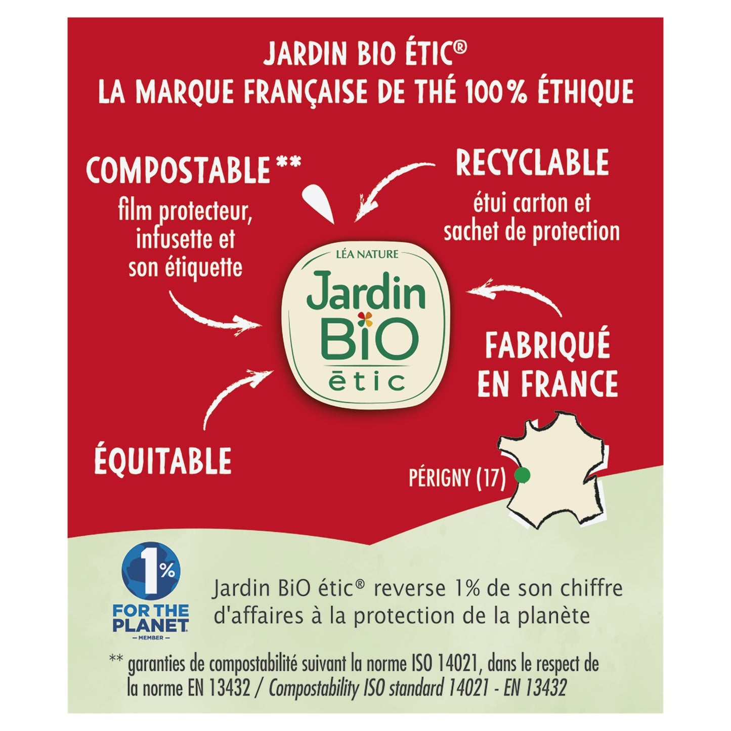 Thé Vert Bruleur Bio JARDIN BIO ETIC
