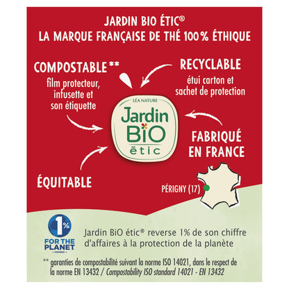 Thé Vert Bruleur Bio JARDIN BIO ETIC