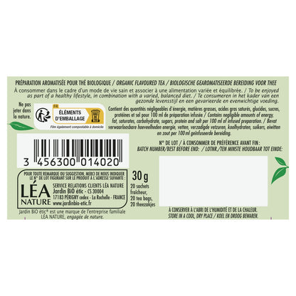 Thé Vert Bruleur Bio JARDIN BIO ETIC
