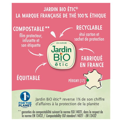 Thé Vert Équitable Minceur Bio JARDIN BIOLOGIQUE