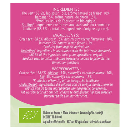Thé Vert détox Bio JARDIN BIO ETIC 