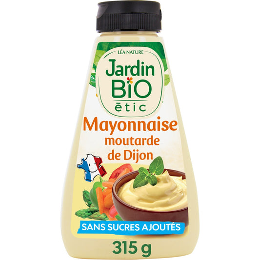 Mayonnaise à la Moutarde de Dijon Bio JARDIN BIO ETIC le flacon de 315g