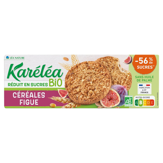 KARELEA Organic Shortbread Cookies with Figs