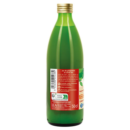 Jus Gingembre Citron Bio JARDIN BIO ETIC